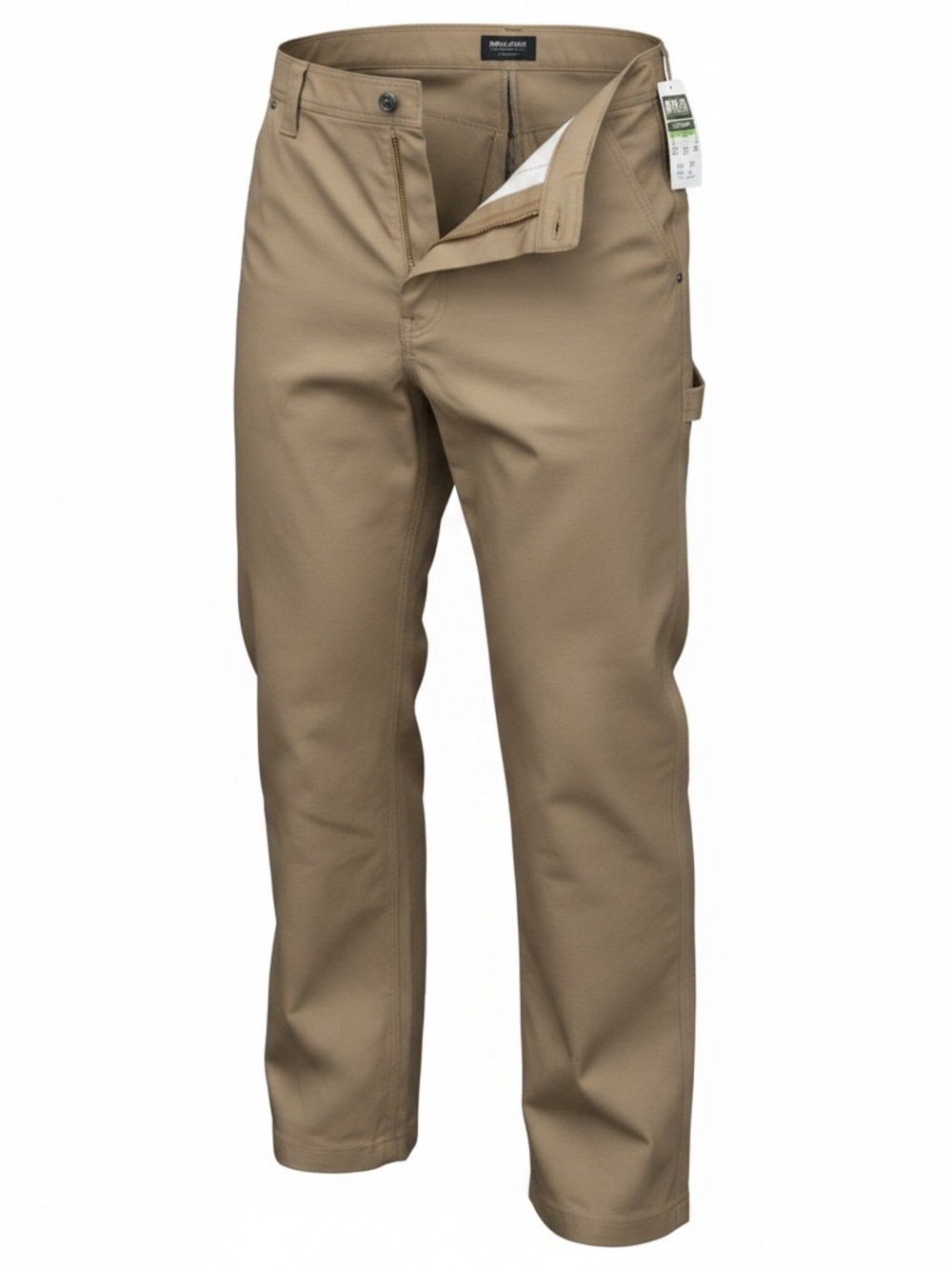 NWT Duluth Trading Co Tan Fire Hose Relaxed Fit Work Pants